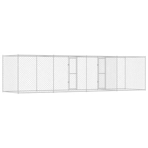 Gabbia per cani Argento 800 x 200 x 200 cm Acciaio zincato