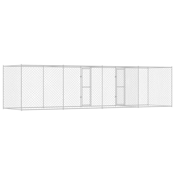 Gabbia per cani Argento 800 x 200 x 200 cm Acciaio zincato 3368313