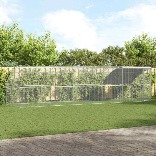 Gabbia per polli Argento 800 x 200 x 198.5 cm Acciaio zincato 3368324