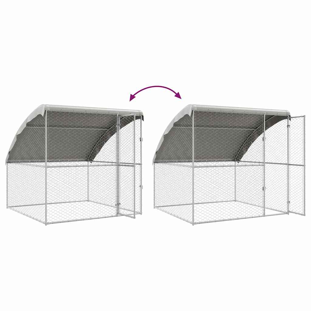 Cuccia per cani 2 pcs Argento 4 x 2 x 2 m Acciaio 3368325