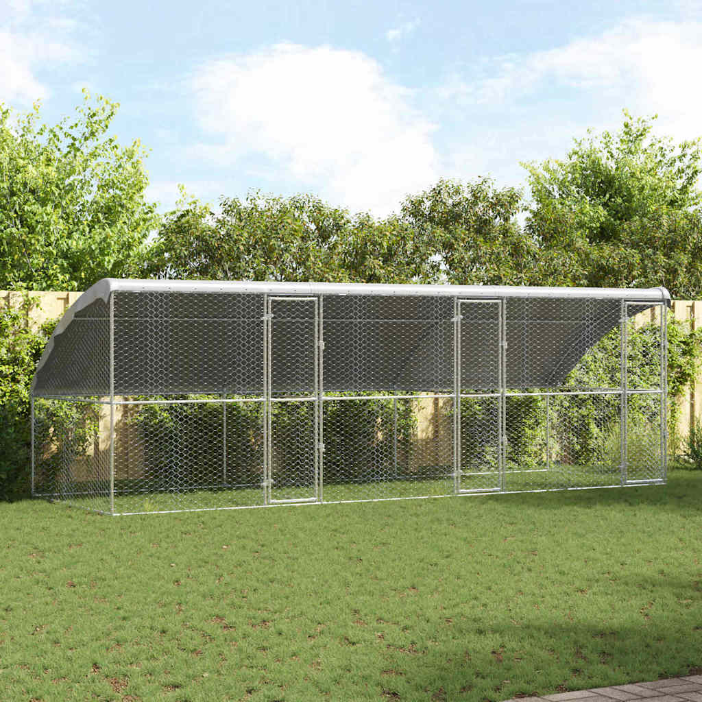 Cuccia per cani 3 pcs Argento 6 x 2 x 2 m Acciaio 3368326