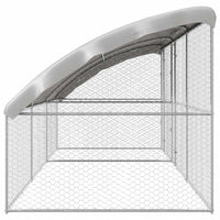 Cuccia per cani 3 pcs Argento 6 x 2 x 2 m Acciaio zincato