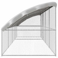 Cuccia per cani 4 pcs Argento 8 x 2 x 2 m Acciaio zincato