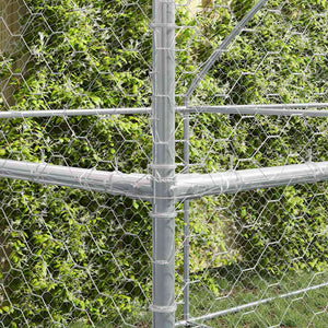 Cuccia per cani 2 pcs Argento 4 x 2 x 2 m Acciaio 3368333