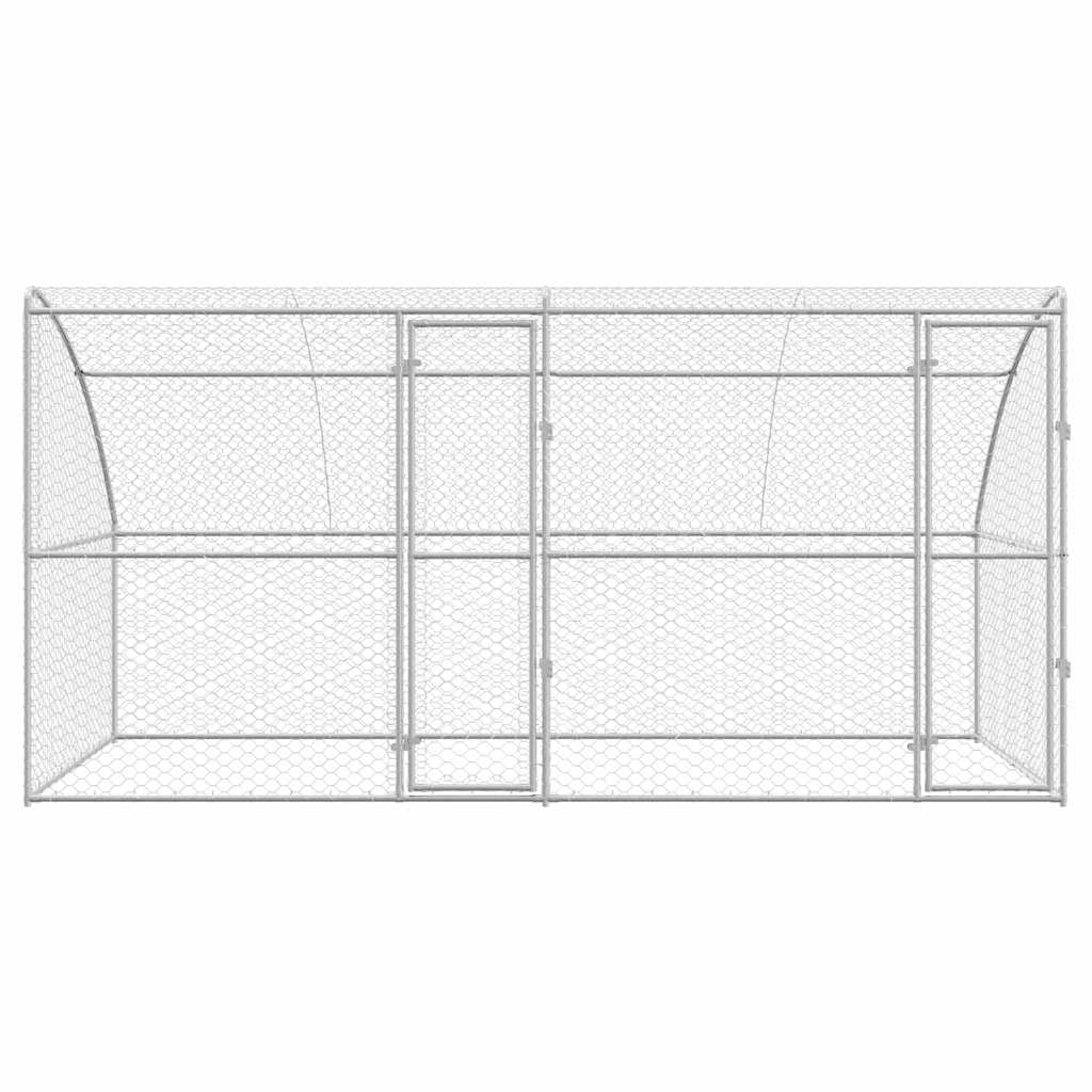 Cuccia per cani 2 pcs Argento 4 x 2 x 2 m Acciaio 3368333