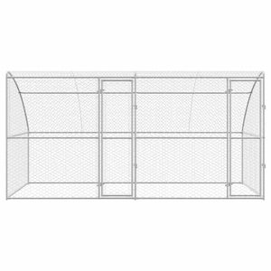 Cuccia per cani 2 pcs Argento 4 x 2 x 2 m Acciaio 3368333