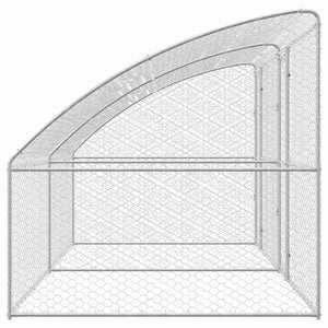 Cuccia per cani 2 pcs Argento 4 x 2 x 2 m Acciaio 3368333