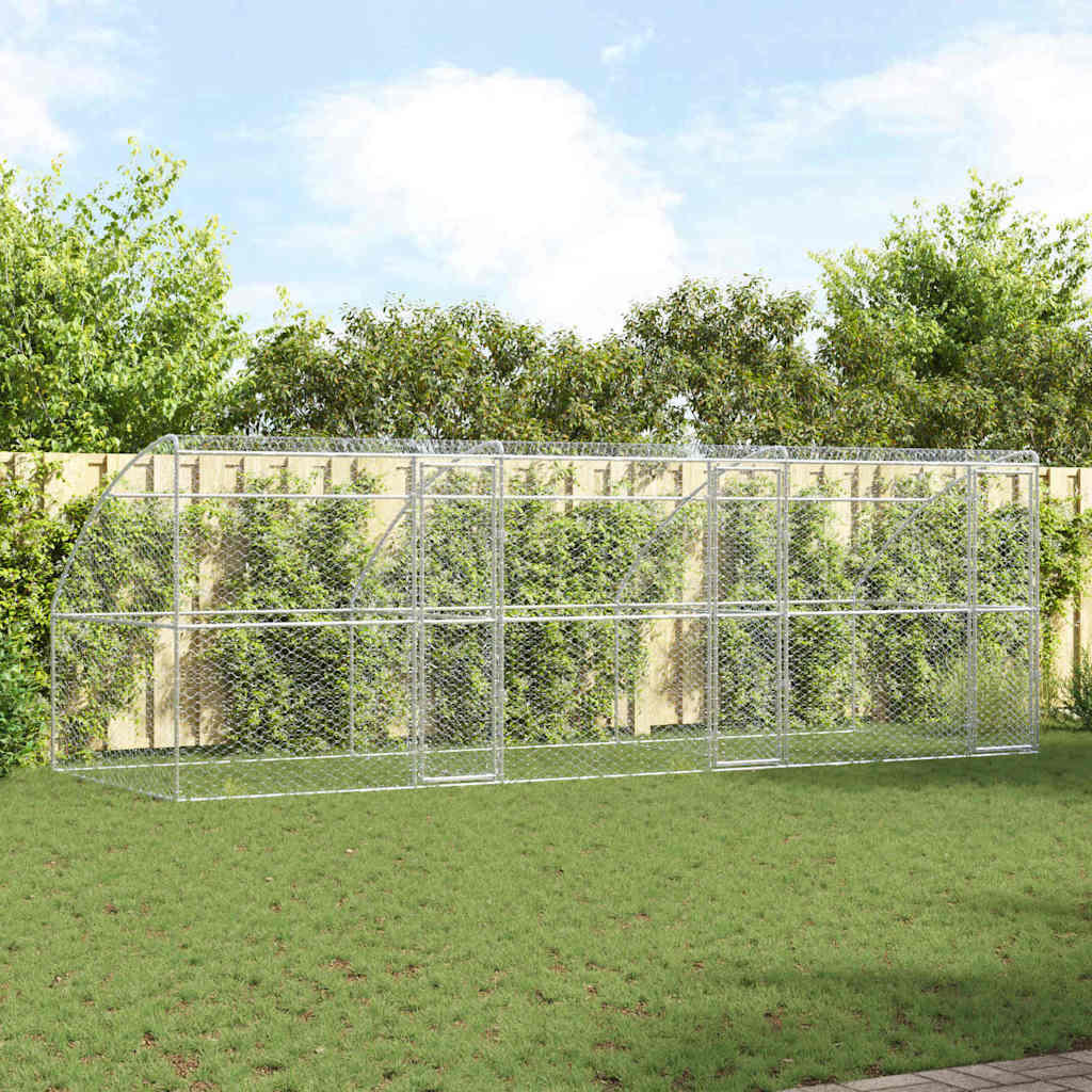 Cuccia per cani 3 pcs Argento 6 x 2 x 2 m Acciaio 3368334