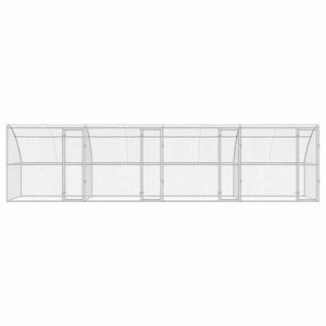 Cuccia per cani 4 pcs Argento 8 x 2 x 2 m Acciaio 3368335