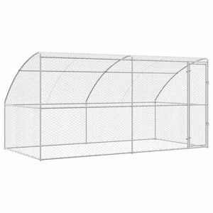 Cuccia per cani 2 pcs Argento 4 x 2 x 2 m Acciaio 3368336