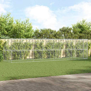 Cuccia per cani 4 pcs Argento 8 x 2 x 2 m Acciaio 3368338