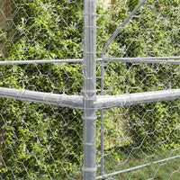 Cuccia per cani 3 pcs Argento 6 x 2 x 2 m Acciaio 3368339