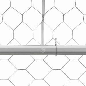 Cuccia per cani 4 pcs Argento 8 x 2 x 2 m Acciaio 3368340