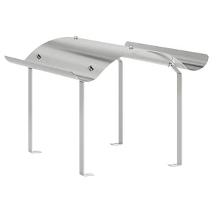 Cappello per Camino-Cappa Camino Argento 59.5 x 50 x 36.5 cm