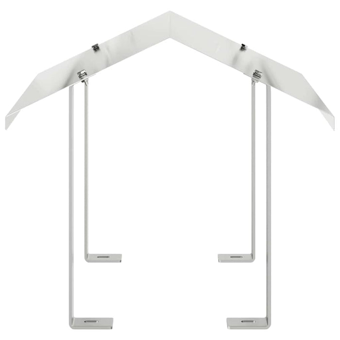 vidaXL Cappa Camino Argento 40 x 40 x 37.5 cm Acciaio inossidabile