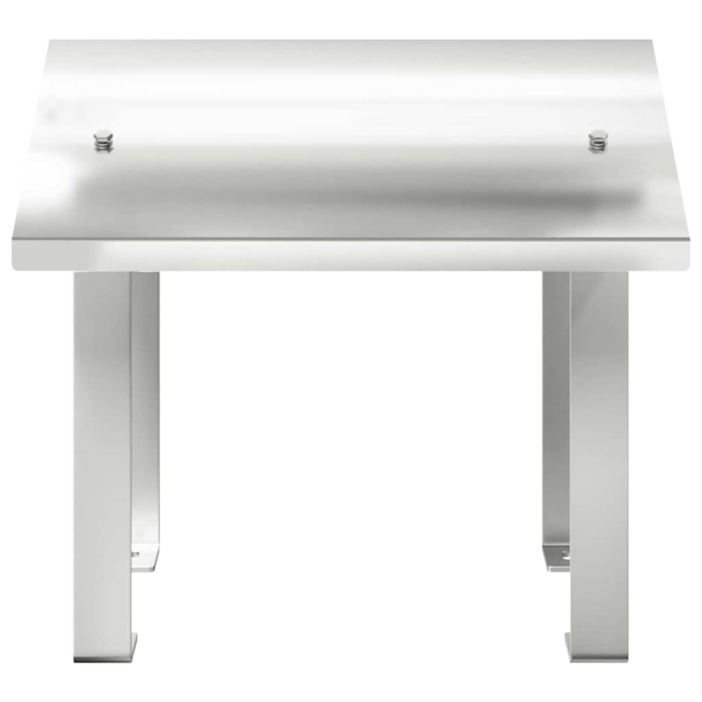 vidaXL Cappa Camino Argento 40 x 40 x 37.5 cm Acciaio inossidabile