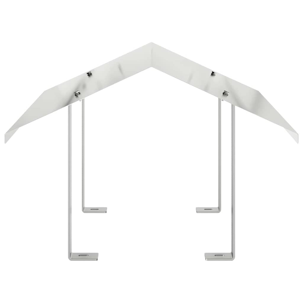 vidaXL Cappa Camino Argento 50 x 50 x 37 cm Acciaio inossidabile