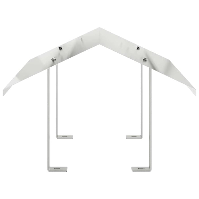 vidaXL Cappa Camino Argento 50 x 60 x 37 cm Acciaio inossidabile