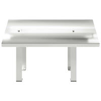 vidaXL Cappa Camino Argento 50 x 60 x 37 cm Acciaio inossidabile