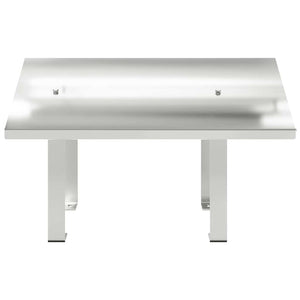 vidaXL Cappa Camino Argento 50 x 60 x 37 cm Acciaio inossidabile