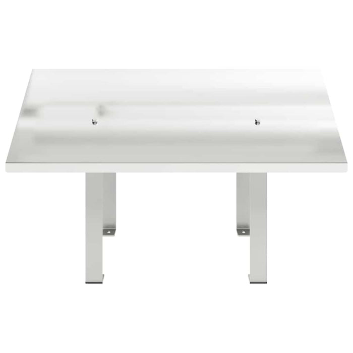 vidaXL Cappa Camino Argento 60 x 60 x 38 cm Acciaio inossidabile