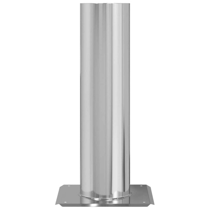 Estensione della Testa del Camino-Estensione Camino Argento 24 x 24 x 50 cm