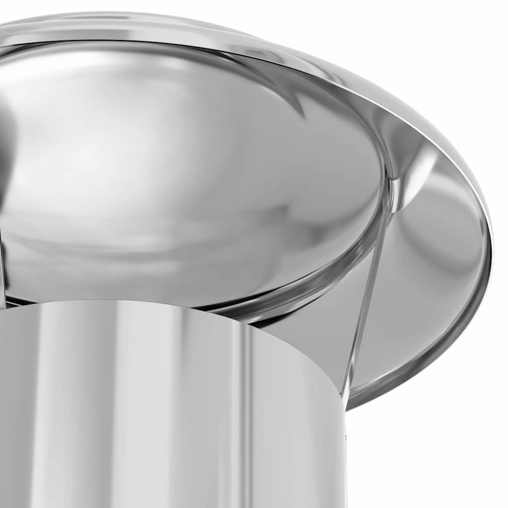 Estensione Camino-Canale di Estensione per Camino Argento 25 x 25 x 132 cm Acciaio inossidabile 869758