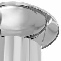 Estensione Camino-Canale di Estensione per Camino Argento 25 x 25 x 132 cm Acciaio inossidabile 869758