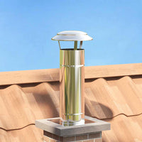 Copertura per Camino Argento 25 x 25 x 20 cm 42008457