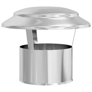 Copertura per Camino-Cappello per Camino Argento 25 x 25 x 20 cm 446744