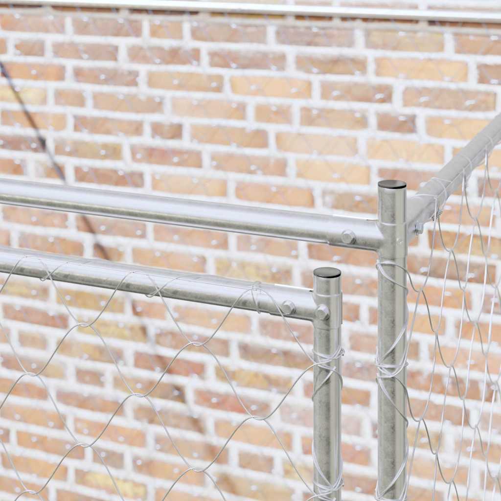 Gabbia per cani 2 x 2 x 2 m Acciaio 42009134