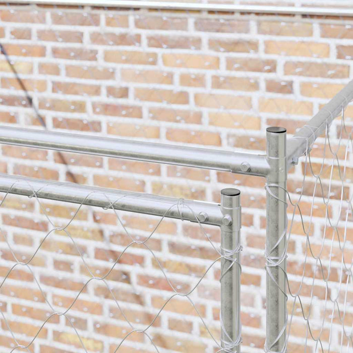 Gabbia per cani 2 x 2 x 2 m Acciaio 42009134