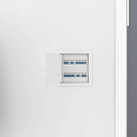 Pannelli di Accesso  2 pz Bianco col.creme+ tetto antracite, tubo argento scuro come campione e link Plastica ABS 42008366