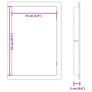 Pannelli di Accesso  2 pz Bianco col.brown+ tetto anthra, tubo grigio scuro come campione e link plastica ABS 42008367