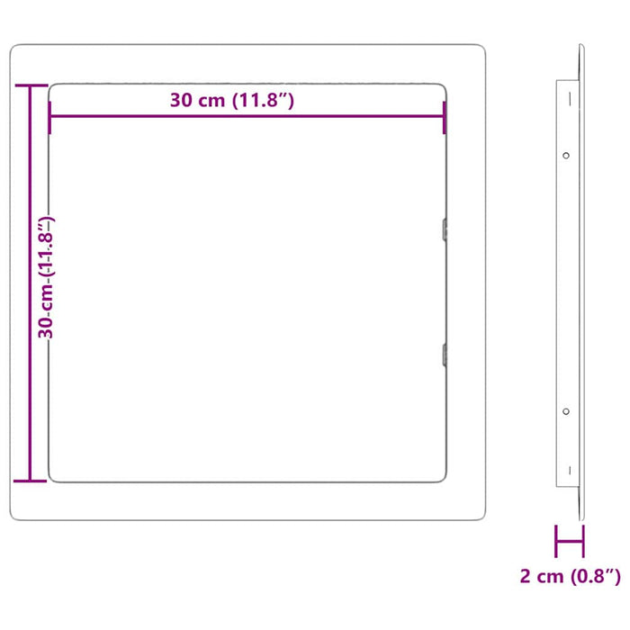 Pannello di Accesso  Bianco in Plastica ABS 42008369