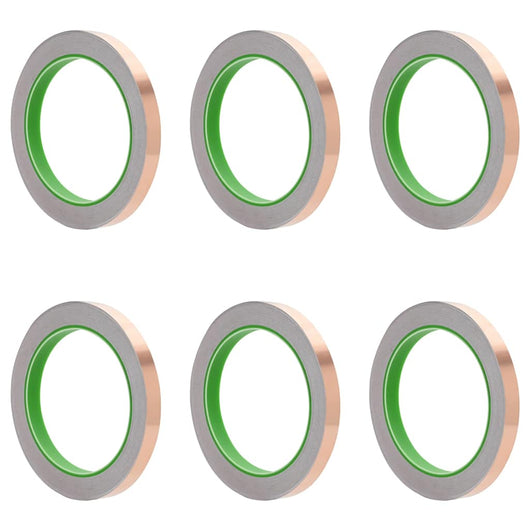 Nastro di rame doppio lato 6 pezzi 6 pcs Rame 2000 x 1 cm 42008351