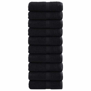 Asciugamani per Ospiti 600 gsm SOLUND 50 pcs Nero 30 x 30 cm 42007967