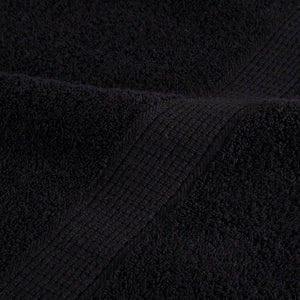 Asciugamani per Ospiti 600 gsm SOLUND 50 pcs Nero 50 x 100 cm 42007969