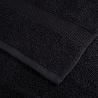 Asciugamani per Ospiti 600 gsm SOLUND 25 pcs Nero 100 x 150 cm 42007971