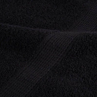 Asciugamani per Ospiti 600 gsm SOLUND 25 pcs Nero 100 x 150 cm 42007971