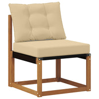 Set di divani con cuscino 7 pcs Naturale e Beige 3368892