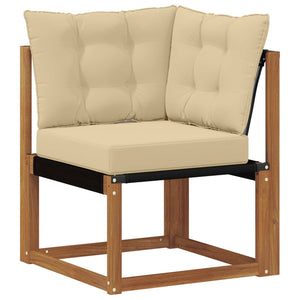 Set di divani con cuscino 9 pcs Naturale e Beige 3368988