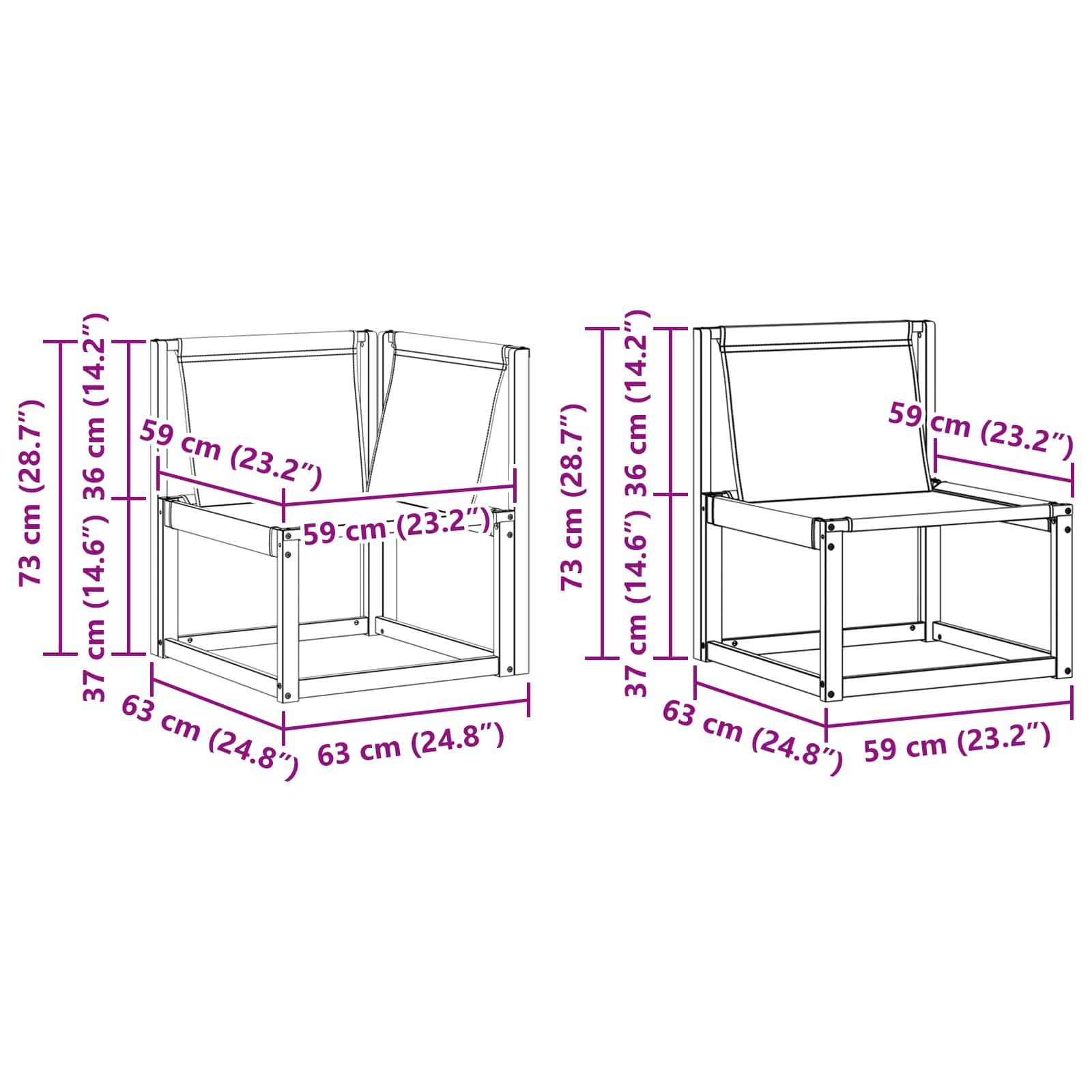 Set di divani da esterno con cuscino 30 pcs Naturale e Crema 3369061