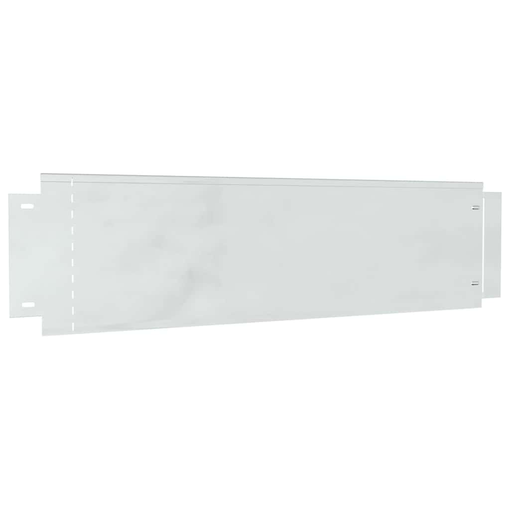 Bordature per Giardino 30 pz 25x100 cm Flessibili in Acciaio Zincato 3368297