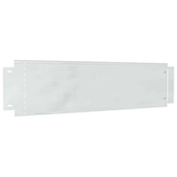 Bordature per Giardino 30 pz 25x100 cm Flessibili in Acciaio Zincato 3368297