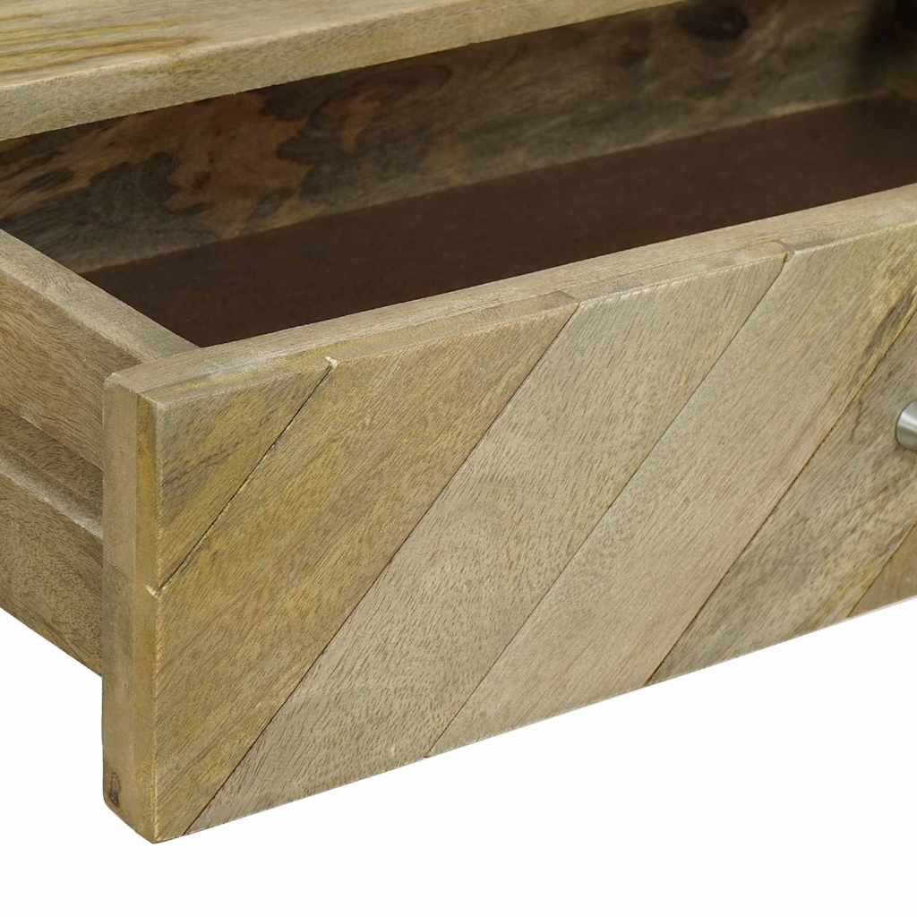 Tavolo consolle con cassetto Grigio naturale 110 x 30 x 80 cm 42003316
