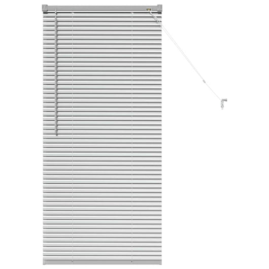 Tenda per Finestra con tende Argento 80 x 130 cm Alluminio 42005890