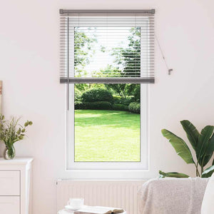 Tenda per Finestra con tende Argento 80 x 130 cm Alluminio 42005891