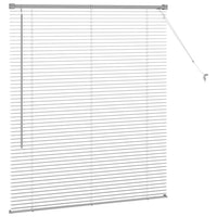 Tenda per Finestra con tende Argento 80 x 130 cm Alluminio 42005901