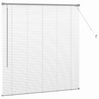 Tenda per Finestra con tende Argento 130 x 130 cm Alluminio 42005903